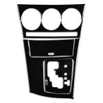 Für Mazda 3 Axela 2010-2013 6 in 1 Auto AC Gear Panel Set Ein dekorativer Aufkleber, Rechtsantrieb