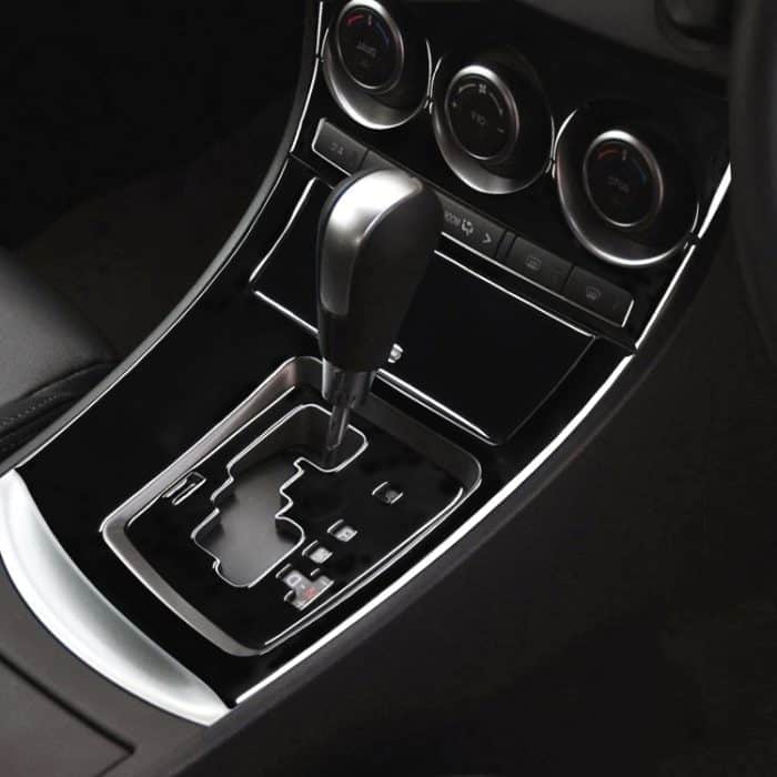 Für Mazda 3 Axela 2010-2013 6 in 1 Auto AC Gear Panel Set Ein dekorativer Aufkleber, Rechtsantrieb – Bild 5