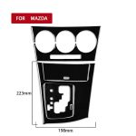 Für Mazda 3 Axela 2010-2013 6 in 1 Auto AC Gear Panel Set B Dekorativer Aufkleber, Linksantrieb – Bild 2