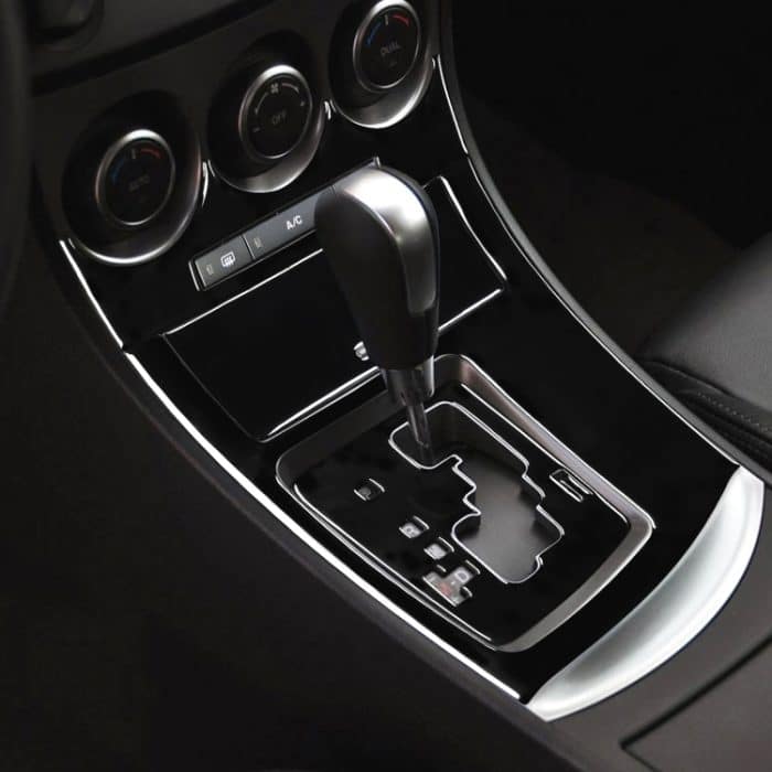 Für Mazda 3 Axela 2010-2013 6 in 1 Auto AC Gear Panel Set B Dekorativer Aufkleber, Linksantrieb – Bild 5