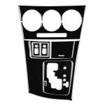 Für Mazda 3 Axela 2010-2013 9 in 1 Auto AC Gear Panel Set D Dekorativer Aufkleber, Rechtsantrieb