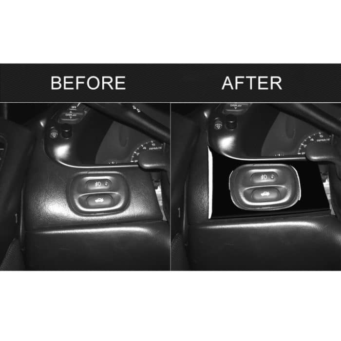 Für Chevrolet Corvette C5 1998–2004 Auto-Scheinwerfer-Schalttafel, dekorativer Aufkleber, linker Antrieb – Bild 6