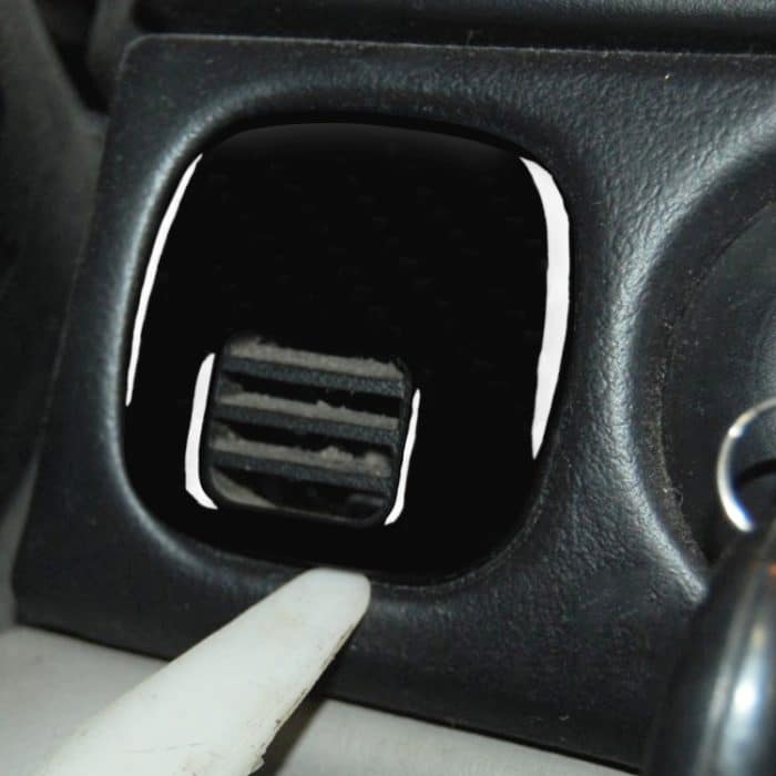 Für Chevrolet Corvette C5 1998-2004 Autoschlüssel Panel Button Dekorativer Aufkleber, linker Antrieb – Bild 5