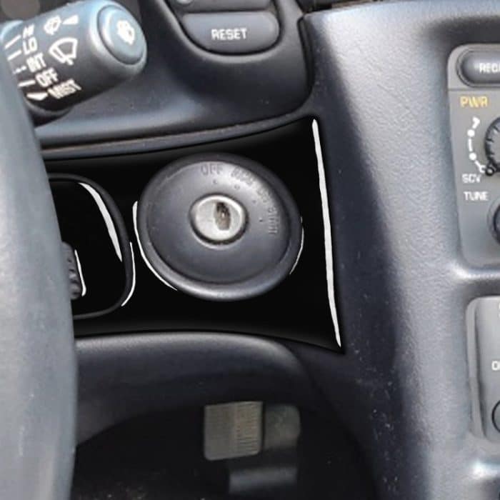 Für Chevrolet Corvette C5 1998-2004 Autoschlüssel Panel Set Dekorativer Aufkleber, Linksantrieb – Bild 5