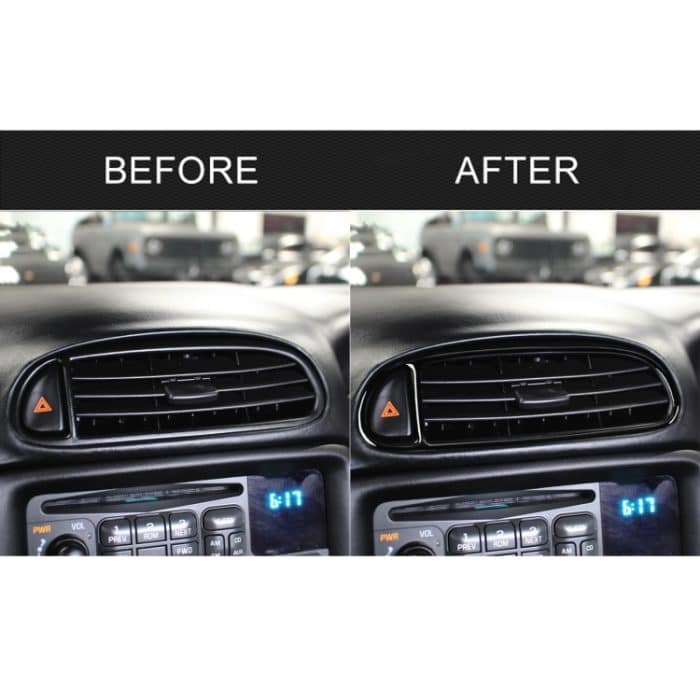 Für Chevrolet Corvette C5 1998–2004 Auto-Zentralentlüftungs-dekorativer Aufkleber, linker Antrieb – Bild 6