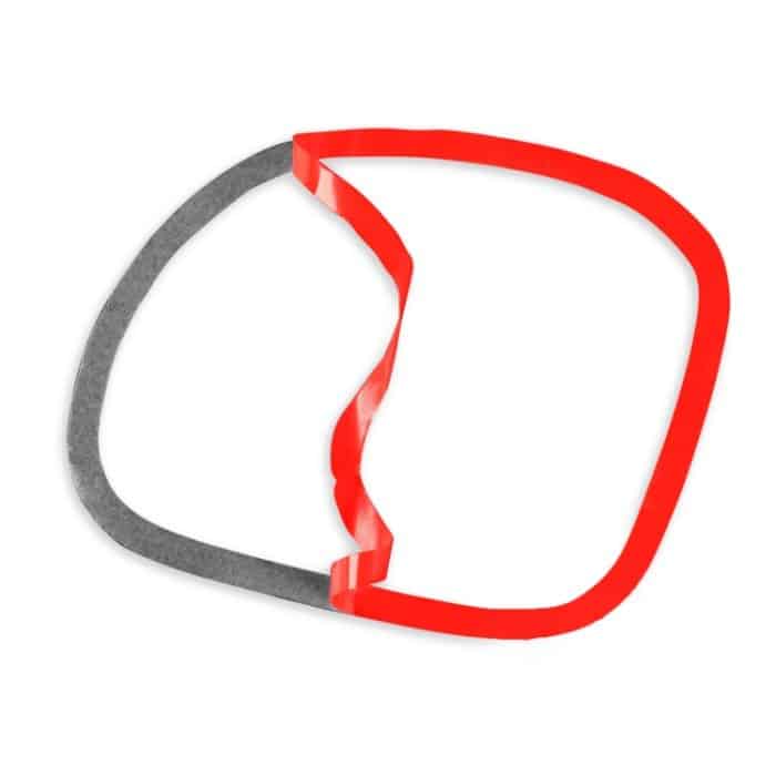 Für Chevrolet Corvette C5 1998-2004 Auto Copilot Luftauslassring Dekorativer Aufkleber, Linksantrieb – Bild 4