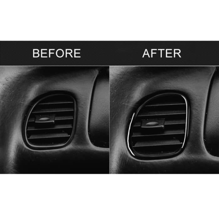 Für Chevrolet Corvette C5 1998-2004 Auto Copilot Luftauslassring Dekorativer Aufkleber, Linksantrieb – Bild 6