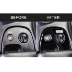 Für Chevrolet Corvette C5 1998–1999 Auto untere Konsole A mit dekorativem Aufkleber Traktionskontrolle, linker Antrieb – Bild 6