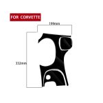 Für Chevrolet Corvette C5 1998–2004 3-in-1-Auto-Schalttafel, ein dekorativer Aufkleber, linker Antrieb – Bild 2