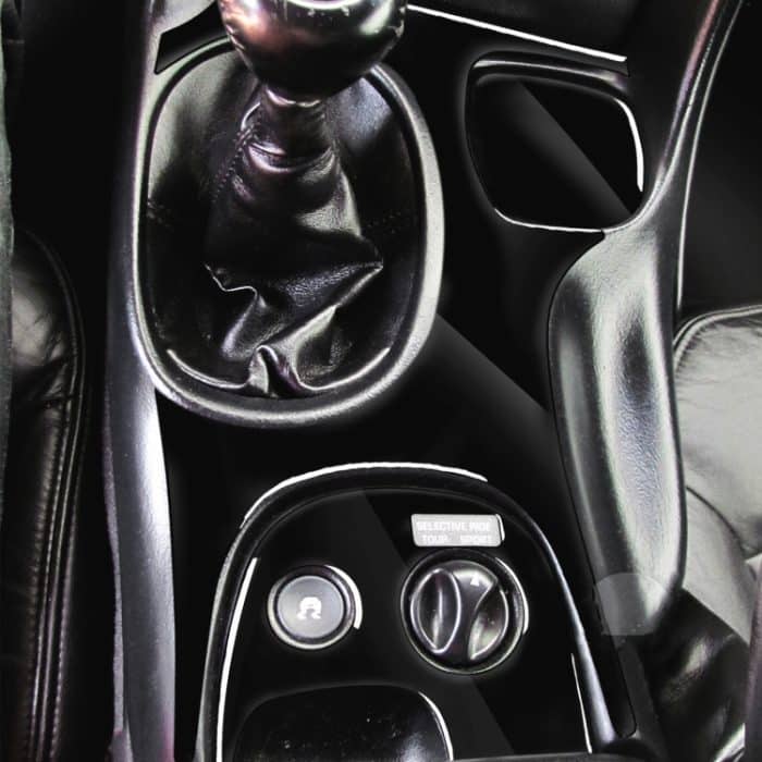 Für Chevrolet Corvette C5 1998–2004 3-in-1-Auto-Getriebeverkleidung B, dekorativer Aufkleber, linker Antrieb – Bild 5