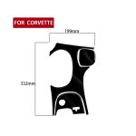 Für Chevrolet Corvette C5 1998–2004 3-in-1-Auto-Schalttafel C dekorativer Aufkleber, linker Antrieb – Bild 2