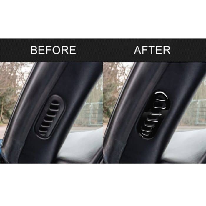 Für Chevrolet Corvette C5 1998-2004 Auto Seitentür A-Säule Luftauslassring Dekorativer Aufkleber, Linksantrieb – Bild 6