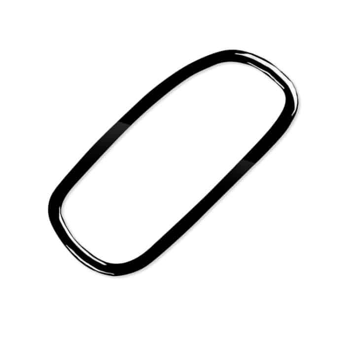 Für Chevrolet Corvette C5 1998-2004 Auto Fahrer Seitentür Luftauslass Ring Dekorativer Aufkleber, Linksantrieb – Bild 3