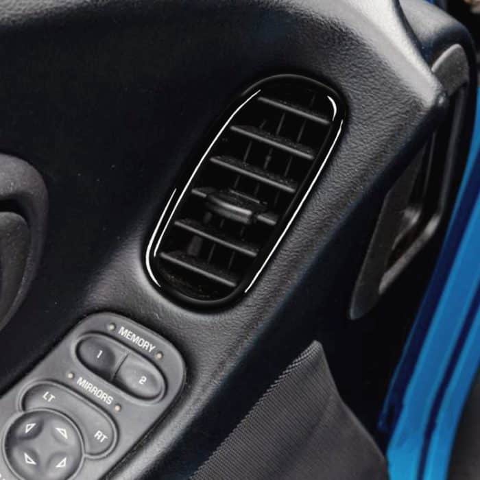 Für Chevrolet Corvette C5 1998-2004 Auto Fahrer Seitentür Luftauslass Ring Dekorativer Aufkleber, Linksantrieb – Bild 5