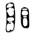 Für Chevrolet Corvette C5 1998–2004 2-in-1-Autotür-Bedienfeld mit Memory-Sitz-Dekorationsaufkleber, Linksantrieb