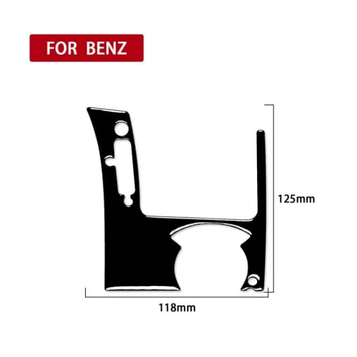 Für Mercedes-Benz E-Klasse W210 1996-2002 Auto Fahrerseite Luftauslass Dekorativer Aufkleber, rechter Antrieb – Bild 2