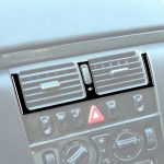 Für Mercedes-Benz E-Klasse W210 1996–2002, Auto-Zentral-AC-Luftauslass, dekorativer Aufkleber, Links- und Rechtsantrieb, universell – Bild 5