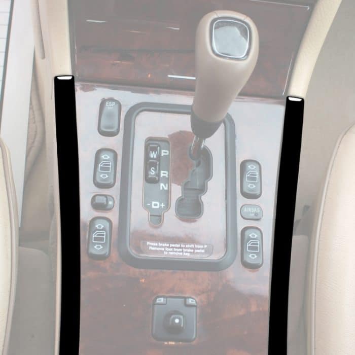 Für Mercedes-Benz E-Klasse W210 1996–2002, Autogetriebe, dekorativer Aufkleber, Links- und Rechtsantrieb, universell – Bild 5