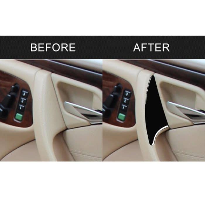 Für Mercedes-Benz E-Klasse W210 1996–2002 Autotür-Ecken-Dekorationsaufkleber, Links- und Rechtsantrieb, universell – Bild 6