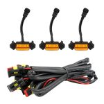 Für Toyota Tacoma TRD 2016-2019 3-in-1-Auto-LED-Frontgrill-Warnleuchten, Tagfahrlicht und breite Lichter