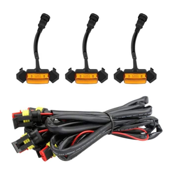 Für Toyota Tacoma TRD 2016-2019 3-in-1-Auto-LED-Frontgrill-Warnleuchten, Tagfahrlicht und breite Lichter – Bild 1