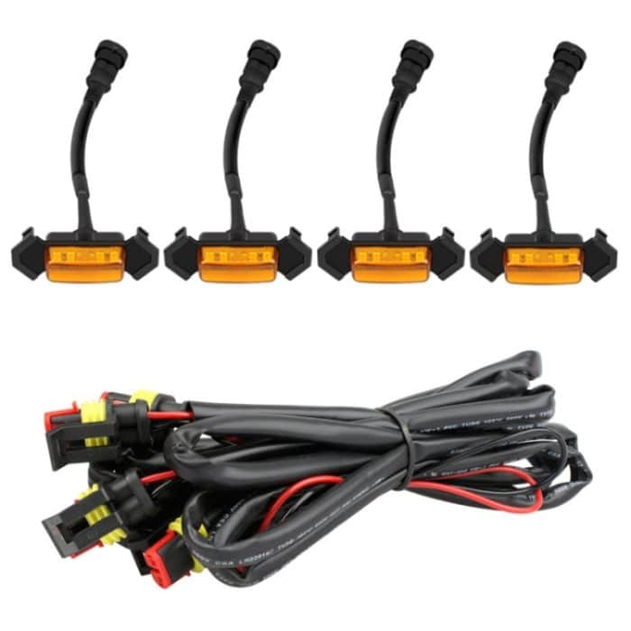 CRP1844.jpg Für Toyota Tacoma TRD 2016-2019 4 in 1 Auto LED Kühlergrill Warnleuchten, Tagfahrlicht und breite Lichter – Bild 1