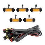 Für Toyota Tacoma TRD 2016-2019 5 in 1 Auto LED Kühlergrill Warnleuchten, Tagfahrlicht und breite Lichter