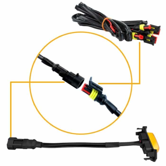 Für Toyota Tacoma TRD 2016-2019 5 in 1 Auto LED Kühlergrill Warnleuchten, Tagfahrlicht und breite Lichter – Bild 4