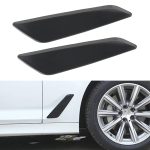 Auto ABS Fender Dekorativer Aufkleber für BMW 5er 525Li 530Li, Bright Black