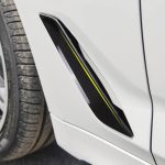 Auto ABS Fender Dekorativer Aufkleber für BMW 5er 525Li 530Li, Bright Black – Bild 5