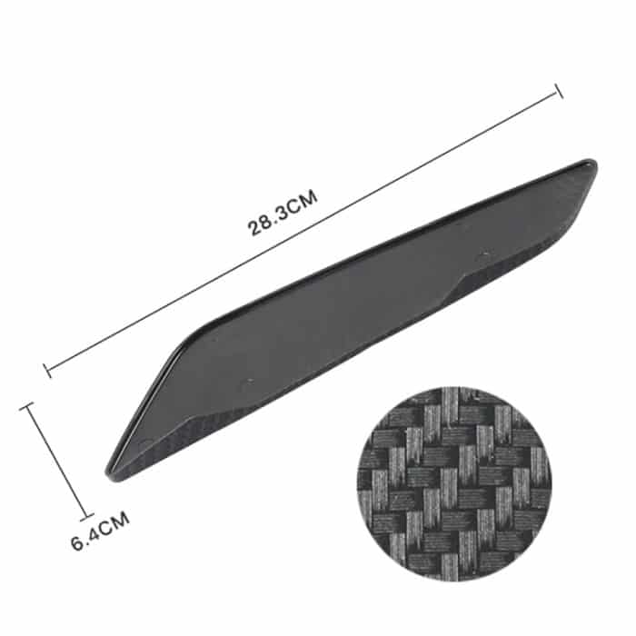Auto ABS Kotflügel Dekorativer Aufkleber für BMW 5er 525Li 530Li, Kohlefaserstruktur – Bild 3