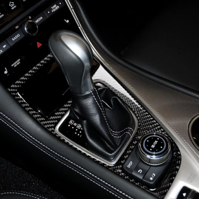 Auto Linksantrieb Carbon Fiber Gear Shift Dekorativer Aufkleber für Infiniti Q50 / Q60 – Bild 6
