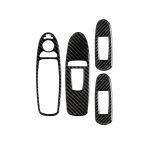 4 PCS Car Carbon Fiber Window Lift Panel Dekorativer Aufkleber für Infiniti Q50, Linksantrieb – Bild 2