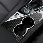 Auto links fahren Kohlefaser Wasser Cup Panel dekorative Aufkleber für Infiniti Q50 / Q60 – Bild 6