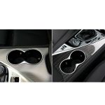 Auto links fahren Kohlefaser Wasser Cup Panel dekorative Aufkleber für Infiniti Q50 / Q60 – Bild 7