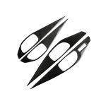 4 PCS Car Carbon Fiber Tür Innengriffverkleidung Dekorativer Aufkleber für Infiniti Q50, Linkslenker – Bild 2