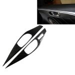 2 PCS Car Carbon Fibre Door Innengriffverkleidung Dekorativer Aufkleber für Infiniti Q60, linker Antrieb