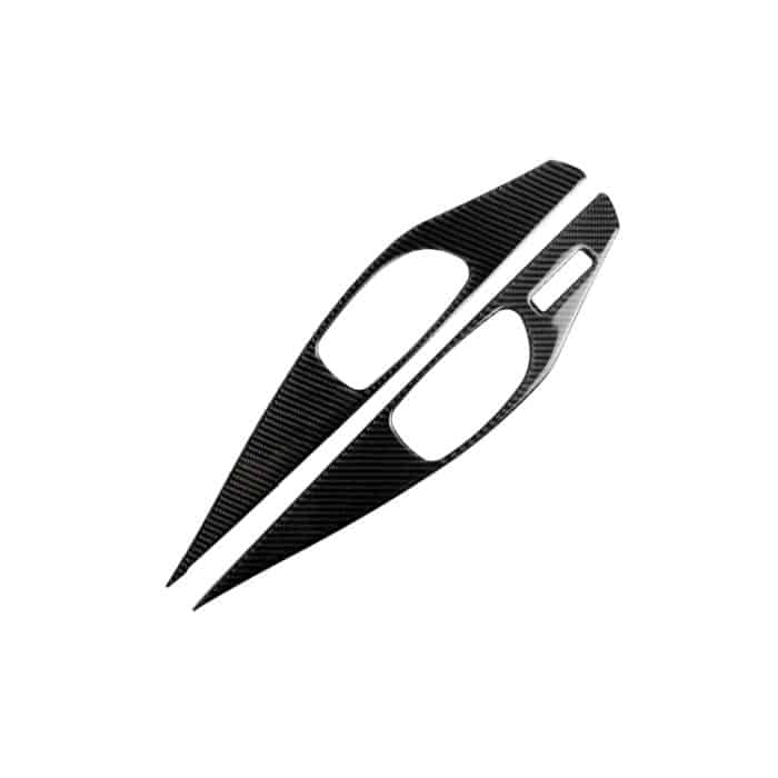 2 PCS Car Carbon Fibre Door Innengriffverkleidung Dekorativer Aufkleber für Infiniti Q60, linker Antrieb – Bild 2