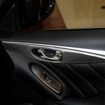 2 PCS Car Carbon Fibre Door Innengriffverkleidung Dekorativer Aufkleber für Infiniti Q60, linker Antrieb – Bild 7