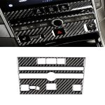 Auto Carbon Fiber CD Console Panel Dekorativer Aufkleber für Infiniti Q50 / Q60