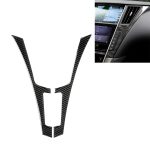Auto Carbon Fiber Central Control Seite F Rahmen dekorative Aufkleber für Infiniti Q50 / Q60