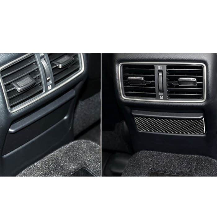 Auto Carbon Faser Rücksitz Aschenbecher Panel dekorative Aufkleber für Infiniti Q50 / Q60 – Bild 7