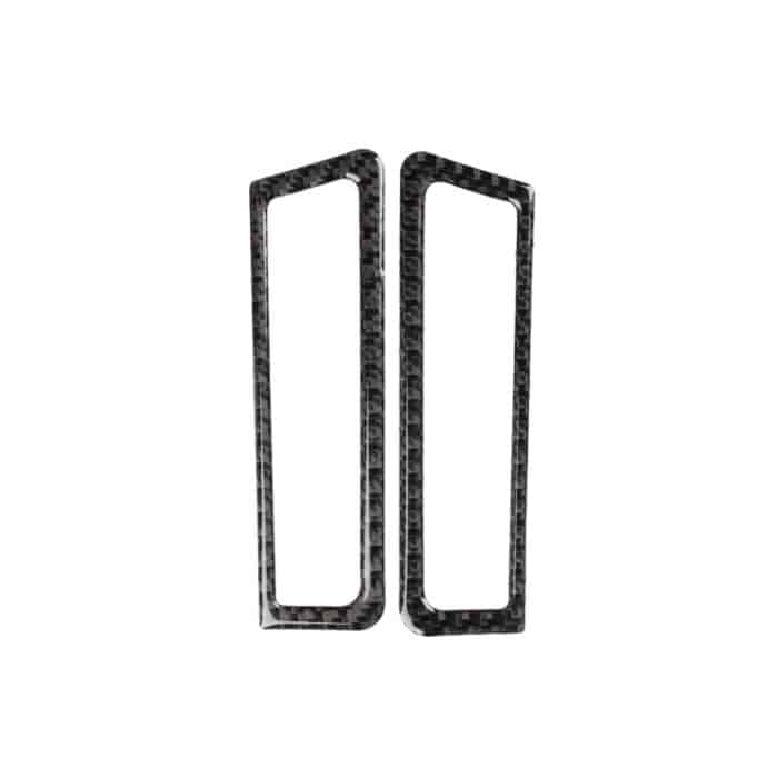 2 PCS Car Carbon Fiber A Säule Air Outlet Frame Dekorativer Aufkleber für Infiniti Q50 / Q60 – Bild 2