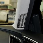2 PCS Car Carbon Fiber A Säule Air Outlet Frame Dekorativer Aufkleber für Infiniti Q50 / Q60 – Bild 6