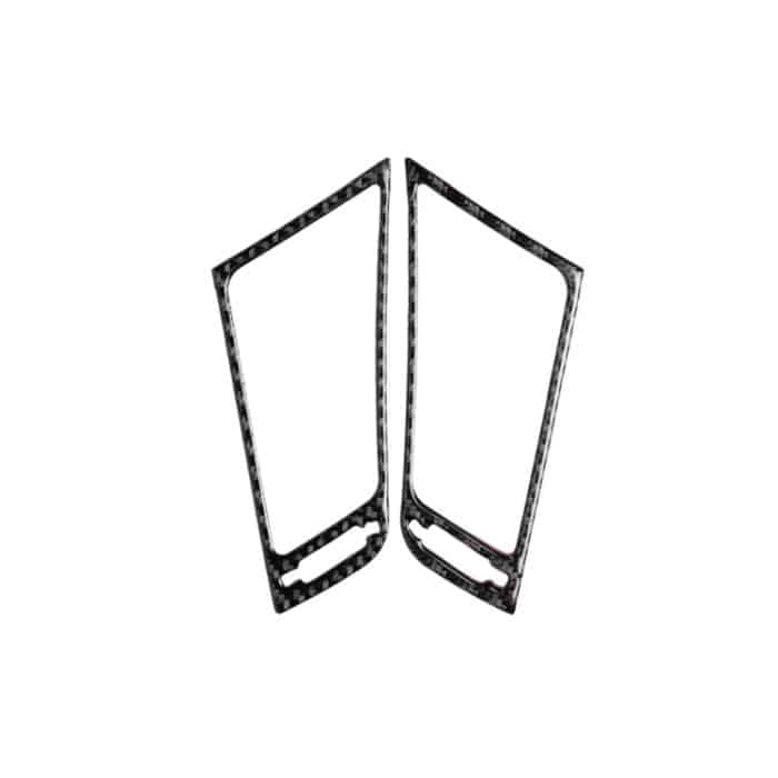 2 PCS Car Carbon Fiber Zentraler Luftauslassrahmen Dekorativer Aufkleber für Infiniti Q50 / Q60 – Bild 2