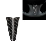 2 PCS Car Carbon Lenkrad unter dem dekorativen Aufkleber für Infiniti Q50 / Q60
