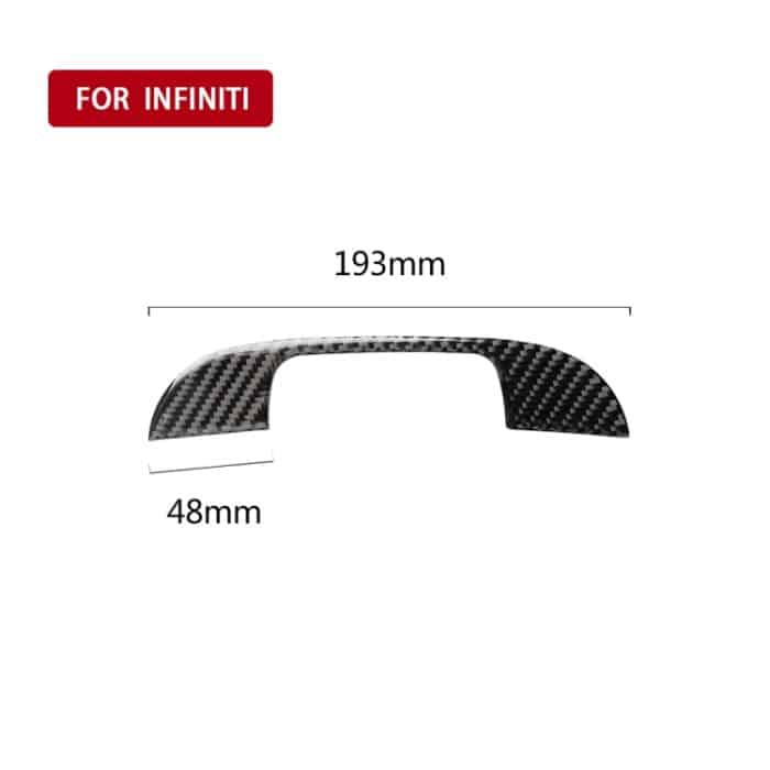 Auto Carbon Faser Armlehne Dekorativer Aufkleber für Infiniti Q50 / Q60 – Bild 5