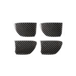 4 PCS Car Carbon Fiber Tür Innengriff Handgelenkplatte Dekorativer Aufkleber für Infiniti Q50 / Q60