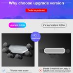 Auto-Luftauslass-Sechs-Klauen-Schwerkraft-Handyhalterung, Six-claw Phone Holder(Black), Six-claw Phone Holder(Red), Six-claw Phone Holder(Silver) – Bild 8