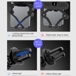 Auto-Luftauslass-Sechs-Klauen-Schwerkraft-Handyhalterung, Six-claw Phone Holder(Black), Six-claw Phone Holder(Red), Six-claw Phone Holder(Silver) – Bild 9